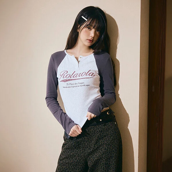 VINTAGE LOGO RAGLAN T-SHIRT M/WH+CH