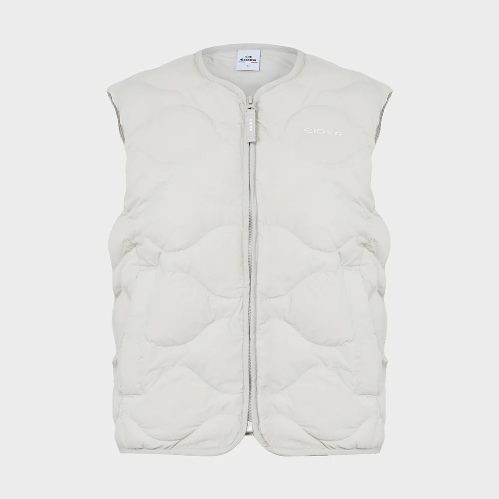 POP 女裝 U領 輕量 羽絨外套 _Grayish BEIGE_DWU26682GE