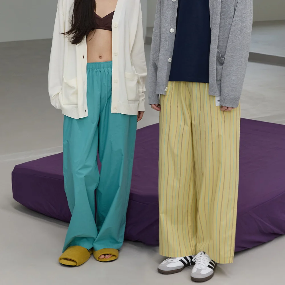 (Uni) Vivid One-mile Pants Mint blue