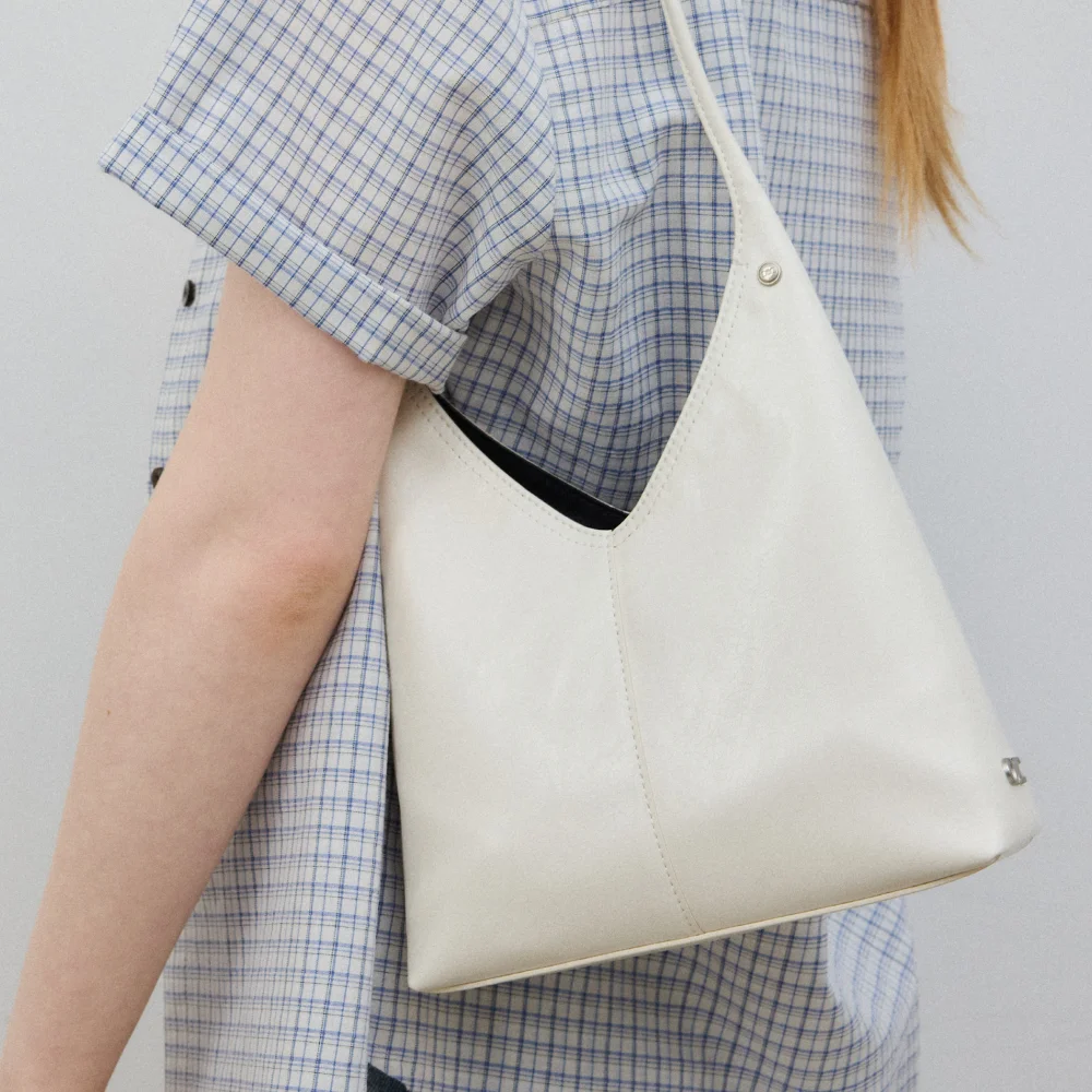 皮革 Hobo Bag