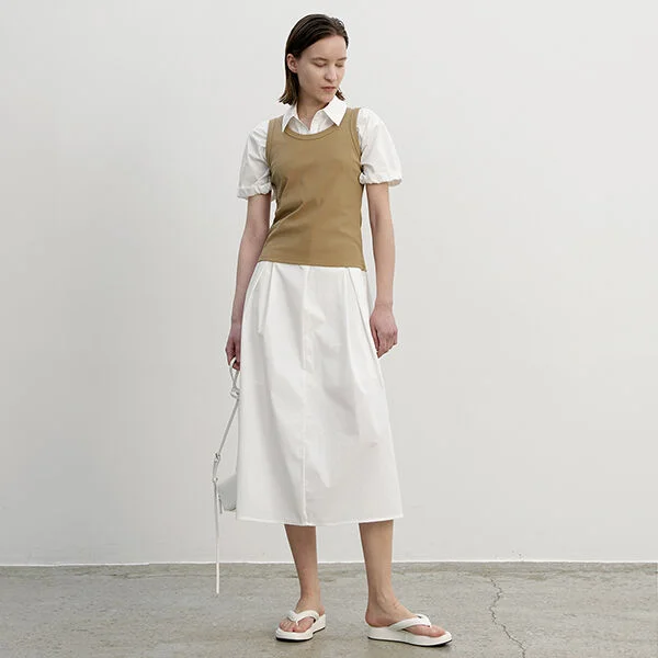 ESSENTIAL COLLAR SHIRT DRESS(OP-6181)