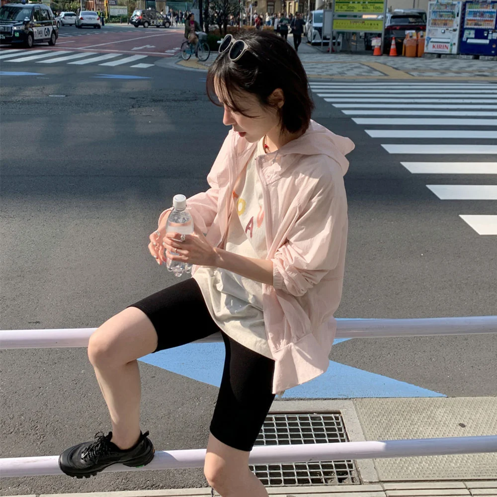 Flare Line Windbreaker (Pink)