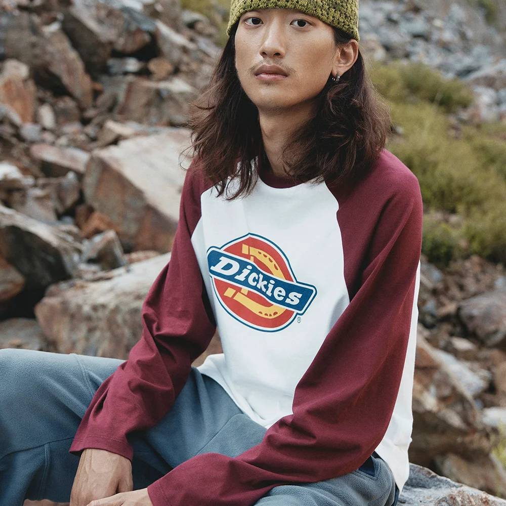 Tree Logo 插肩 長袖 Red