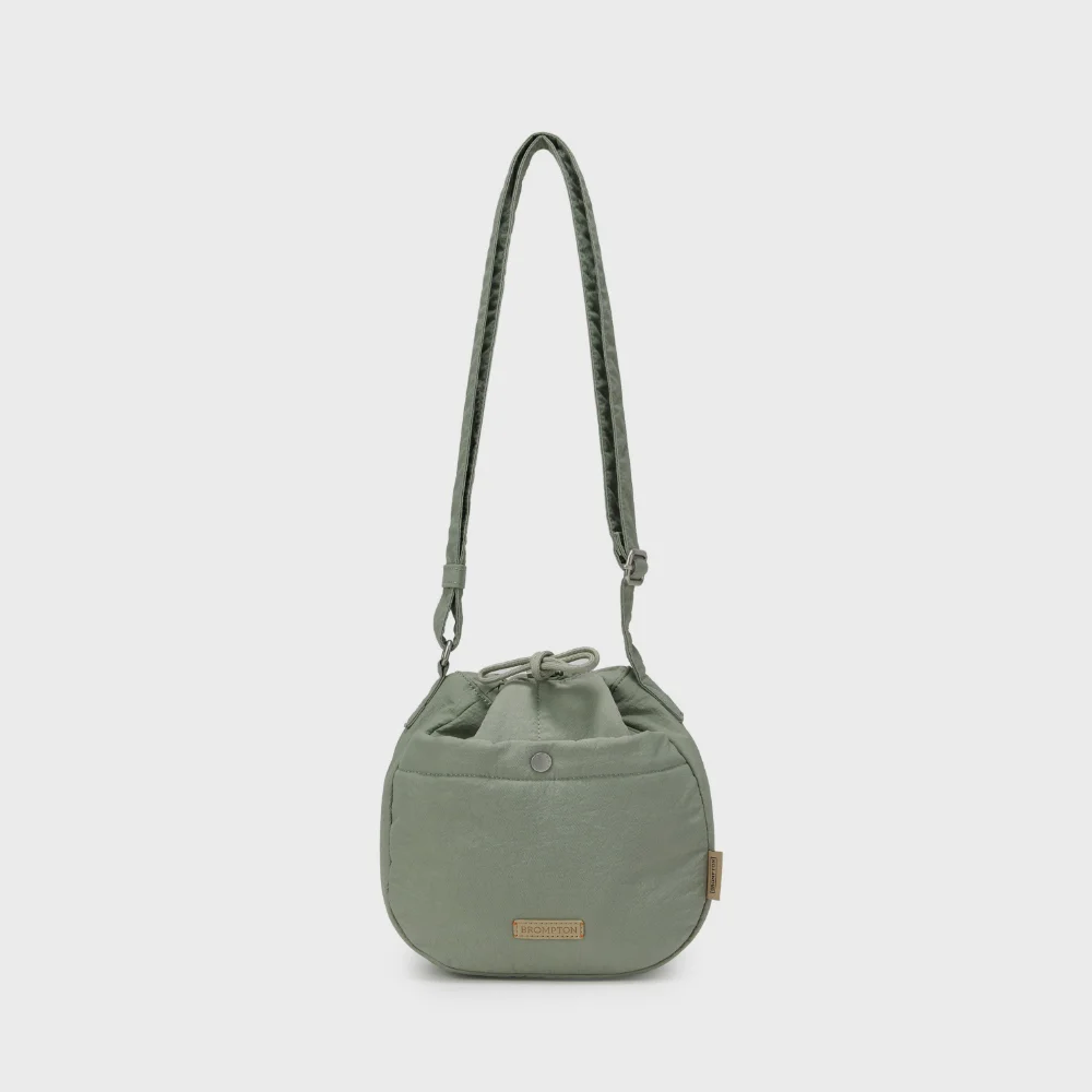 QUILTED DROW STRING BAG - MINT (P255ACR411)