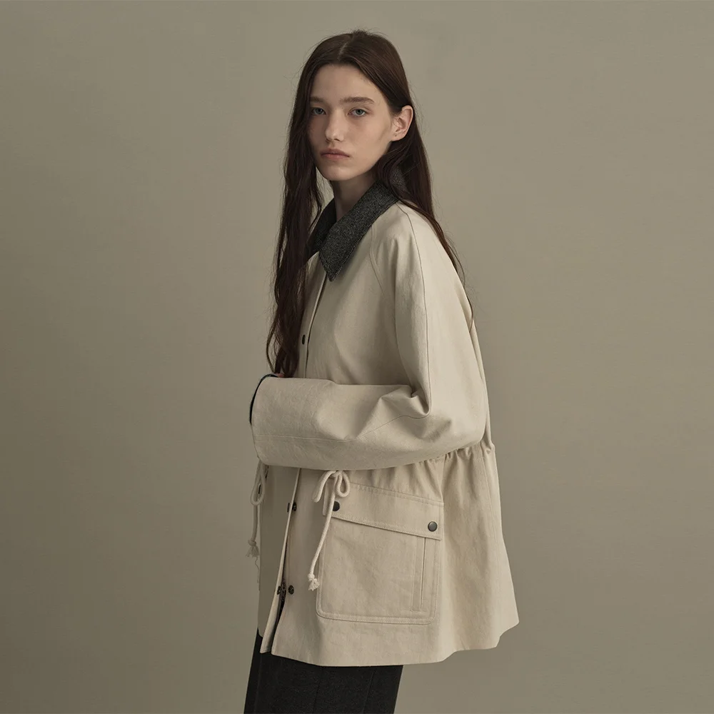 STRING WORK JACKET (ecru)