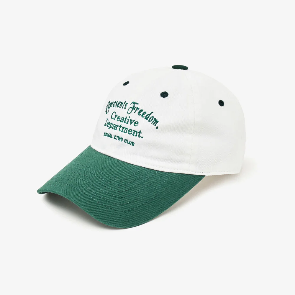 creative 雙色 棒球帽 (GREEN)