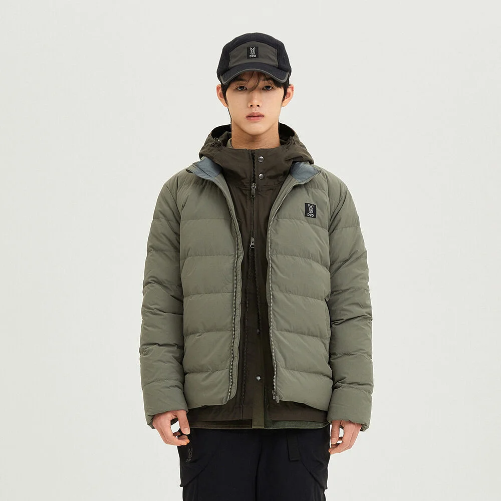 Kona 淺 D7 Stand Neck Down 外套 (L.CHARCOAL GREY)