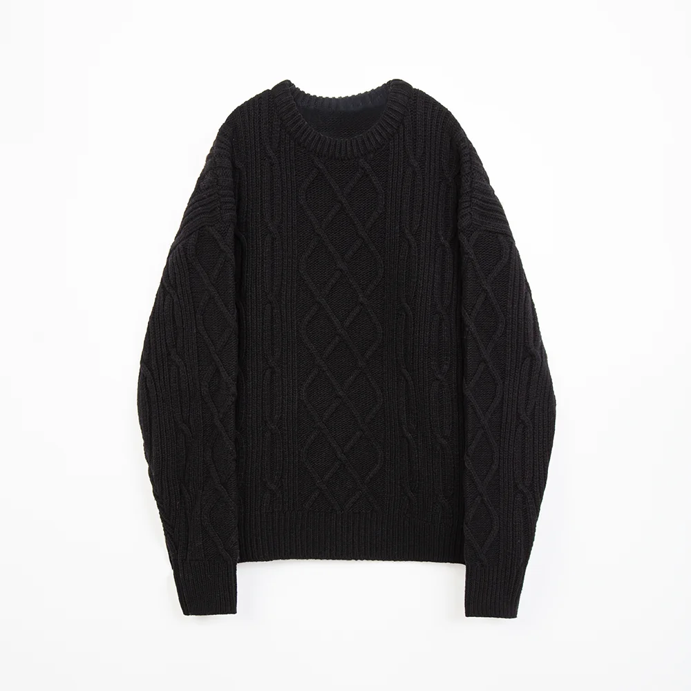 TWIST KNIT BLACK