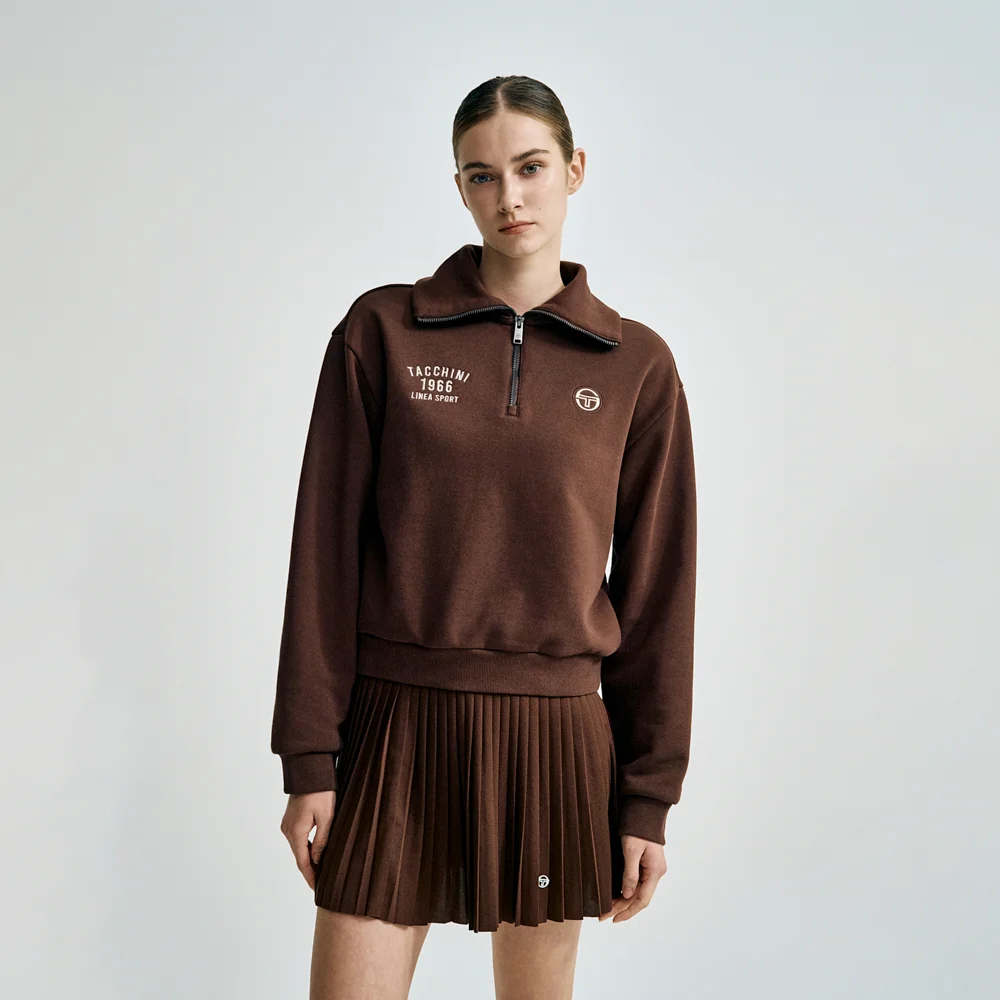 W Cush Light 法式 Takini 半拉鏈(BROWN)