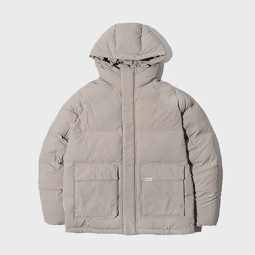 實用款 舒適 Heavy Goose Down 外套 Yellow Gray (S22WUTDJ59)