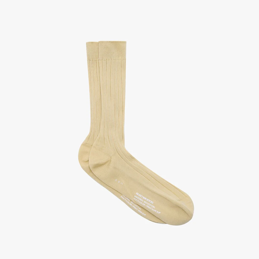 SILKET RIB SOCKS / 6COLOR
