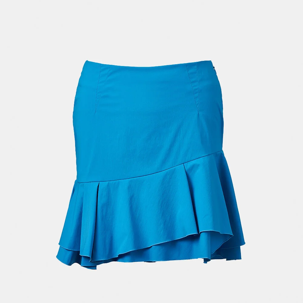 can-can mini skirt_aqua blue