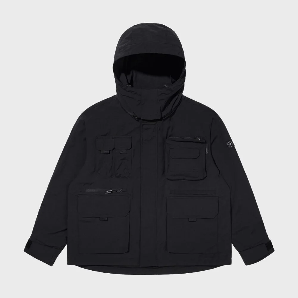 MULTI POCKET HIKER JACKET (BLACK)