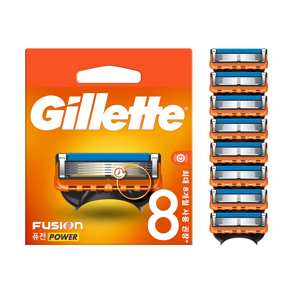 Gillette Fusion Power 剃鬚刀片 8入