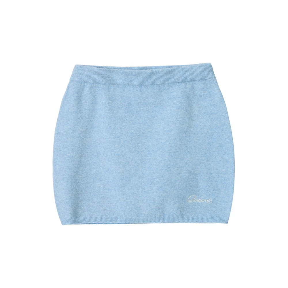 Arin Line Skirt (sky blue)