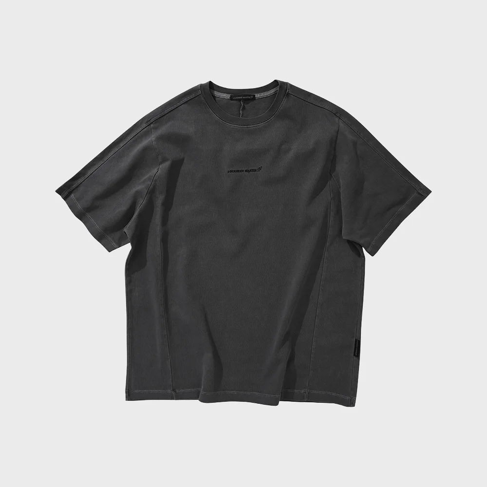 PIGMENT DYING OVER FIT TS (CHARCOAL)