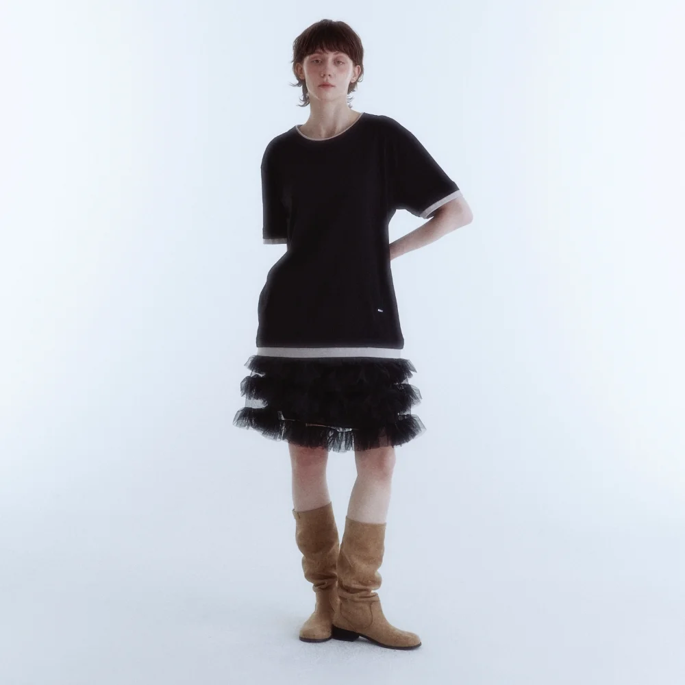 90s Vintage Layered T-Shirt_Black_W