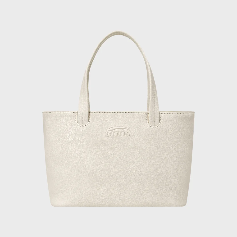 GRAIN TOTE BAG-CREAM