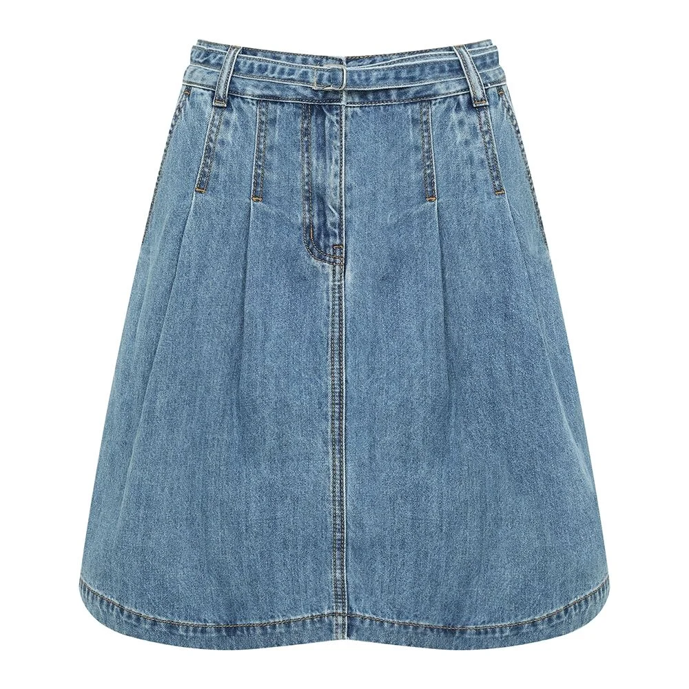 腰帶 牛仔 半身裙 NWDSPG0100