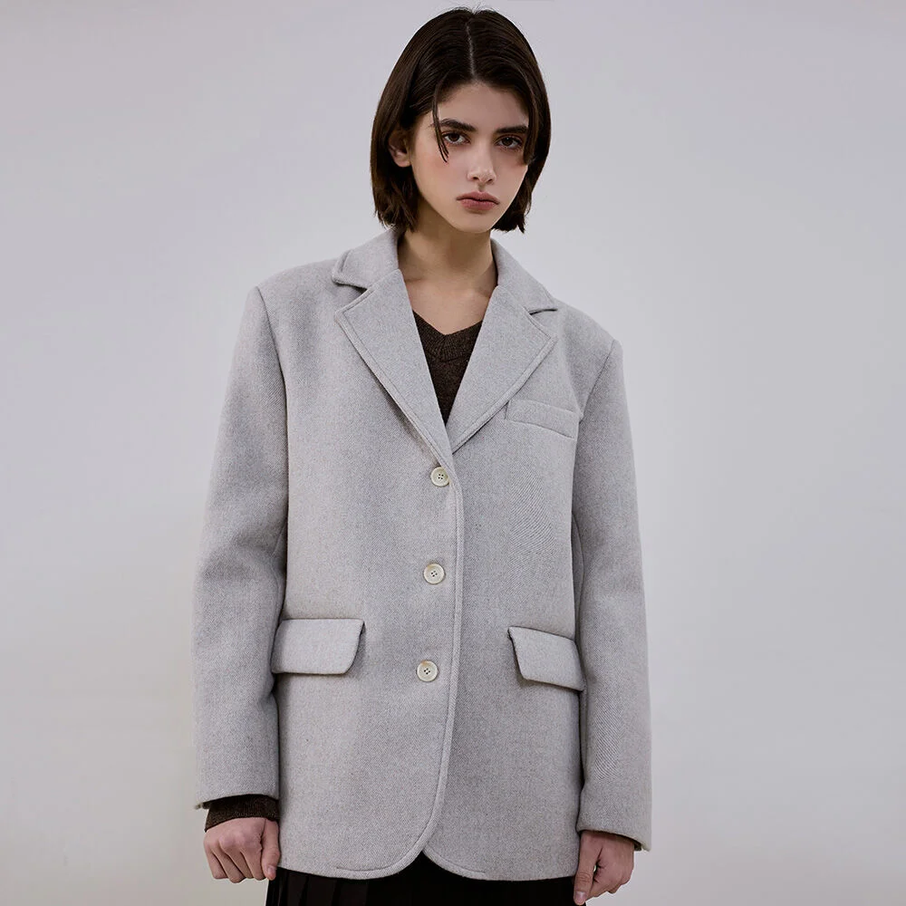 Herringbone Overfit Jacket