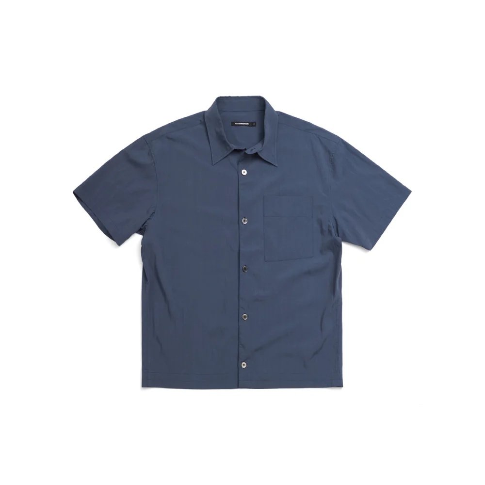 Crop Shirt 1/2 Slate Blue