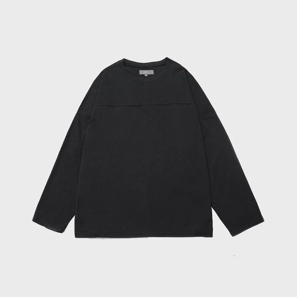 SUPIMA COTTON FOOTBALL T-SHIRTS (BLACK)