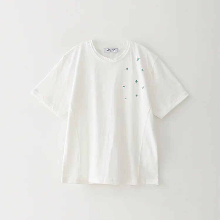 Bluesf vintage 90s star crop Tee
