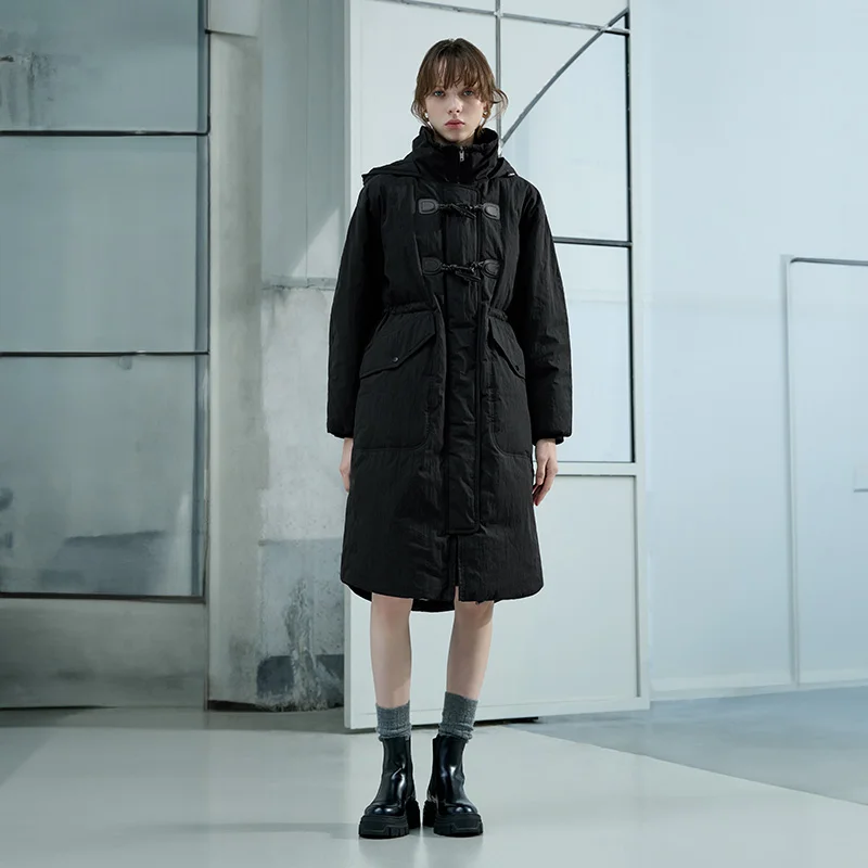 Hooded String Long Parka_YACDON4