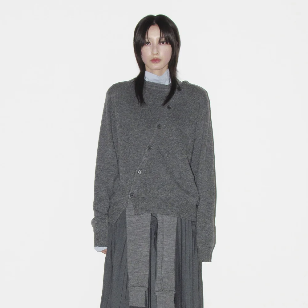 2WAY CARDIGAN GREY