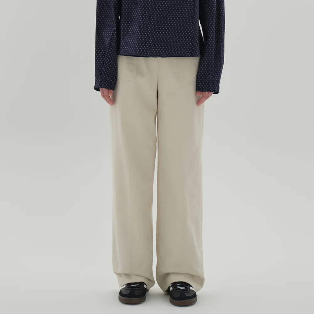 wide baker pants_cream
