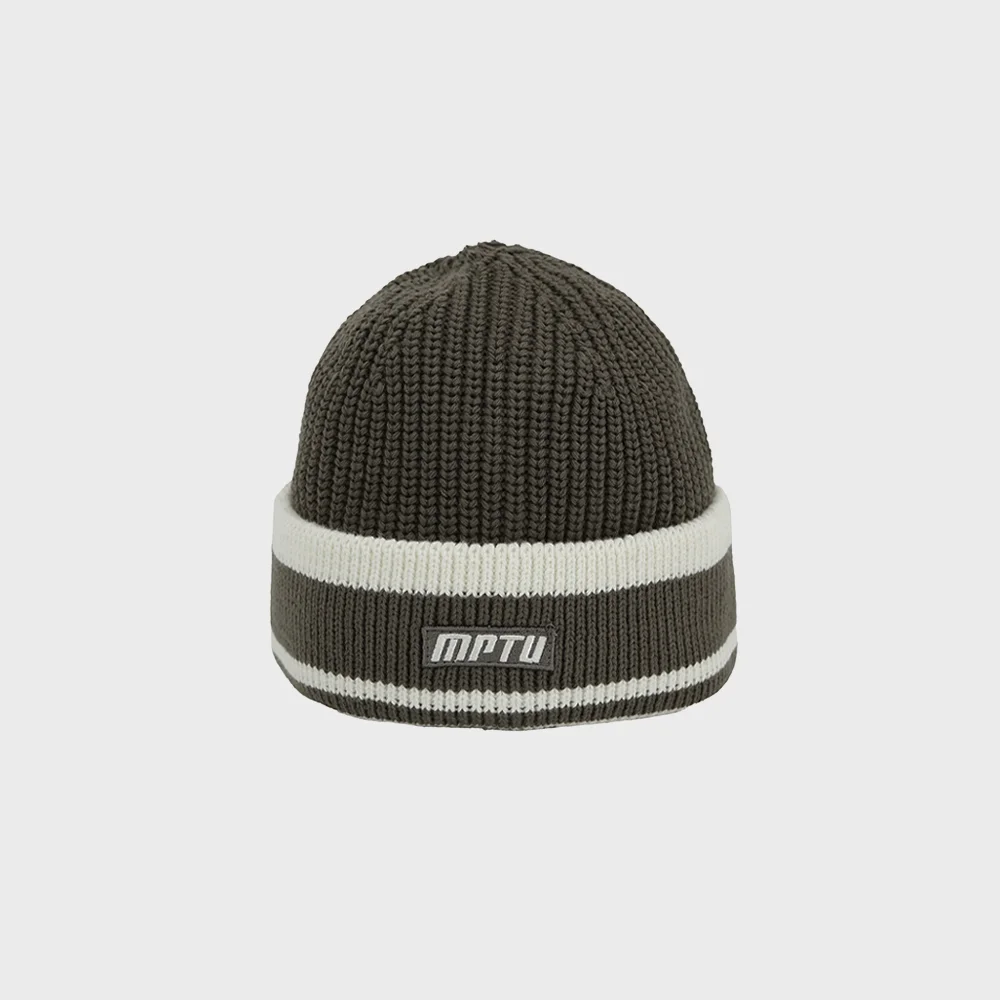 PTU KNIT CAP / OLIVE GRAY