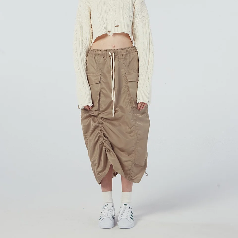 Maxi 工裝 半身裙