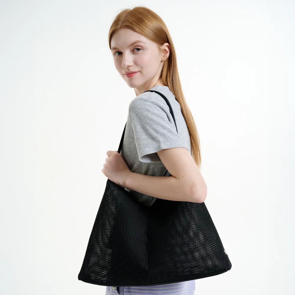 大 網布 Hobo Bag