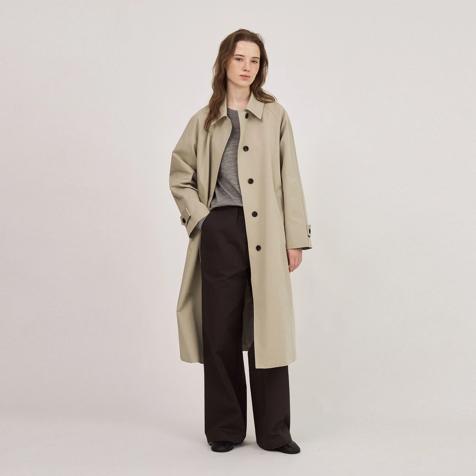 Classic Trench Coat(Beige)