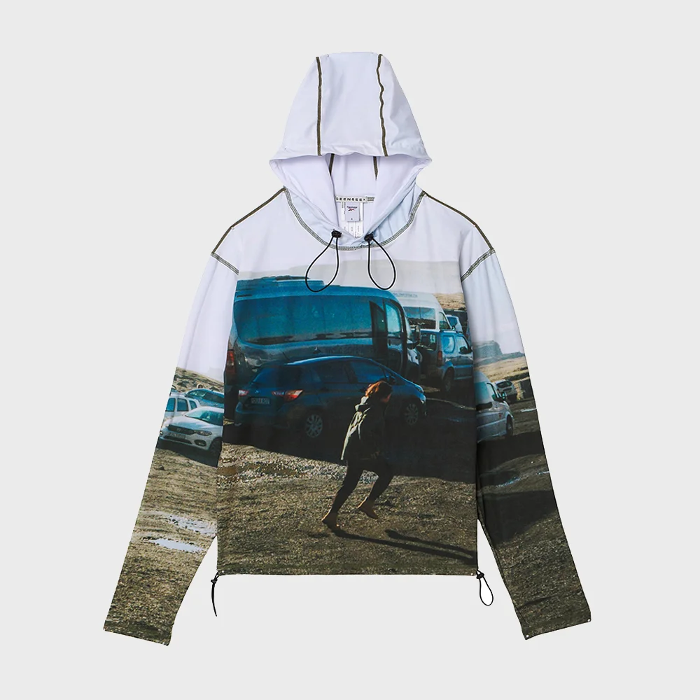 REEBOK X SEEN PRINTING HOOD TRACK TOP - 多色