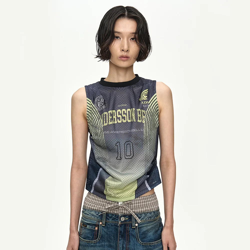 RACING REWORKED SLEEVELESS atb1575w(GREEN/BLACK)