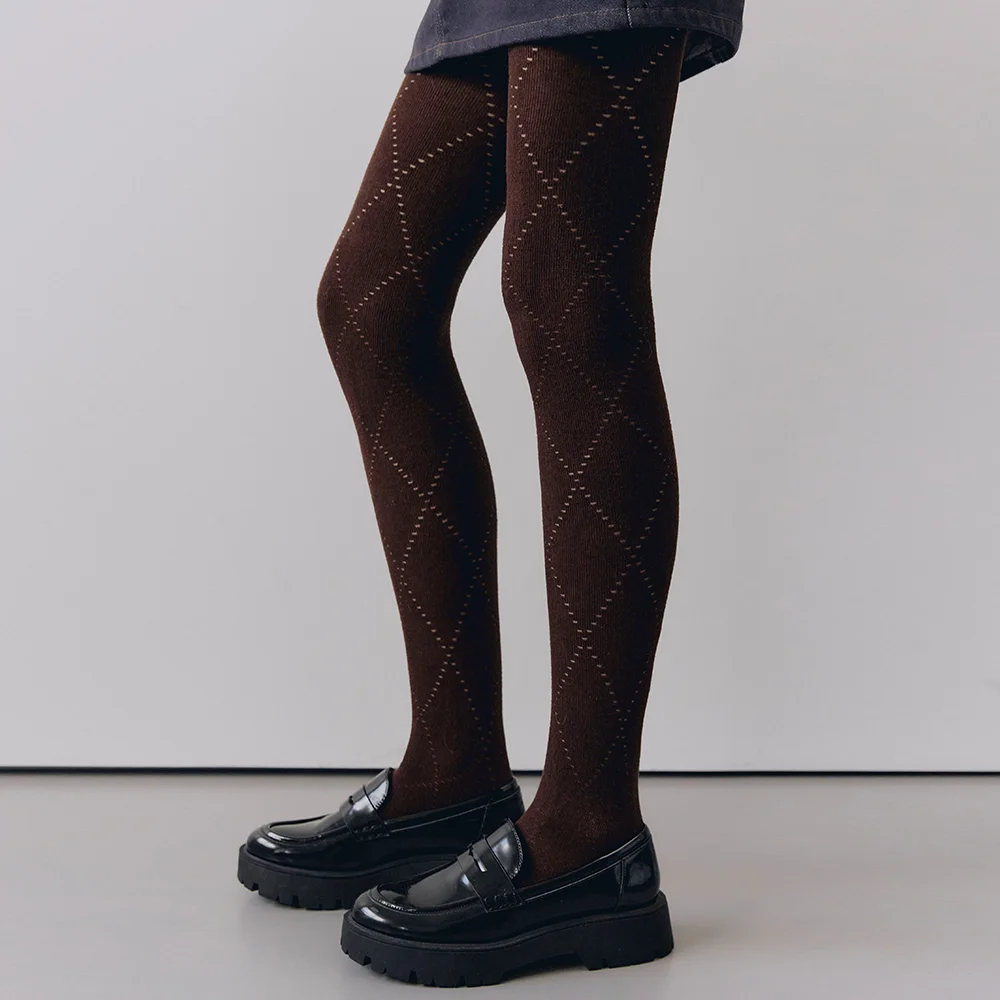 Rhombus Knit Stockings_VH2511SS001M