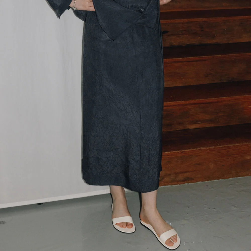H-Line Crease Skirt SW6SS682_2color