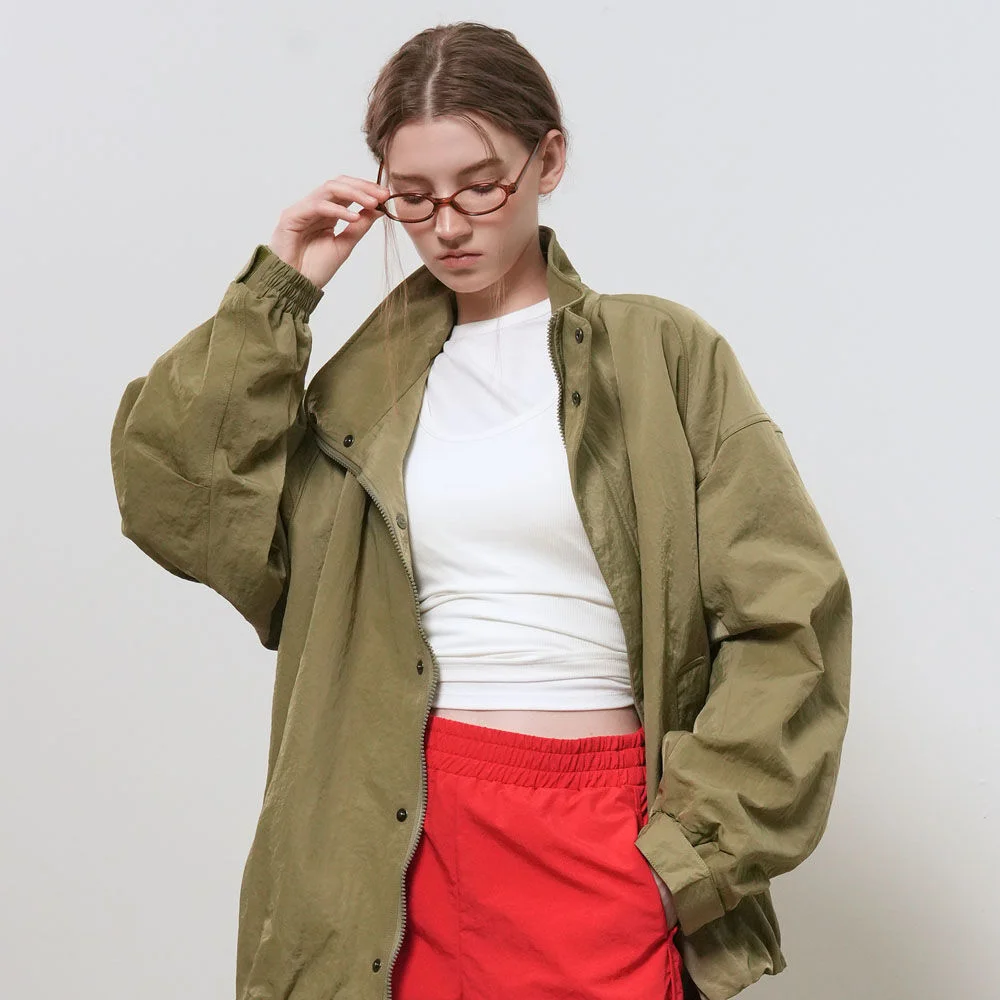 UNISEX 蓬鬆 短身外套 飛行員款 夾克 / GF1UJP005