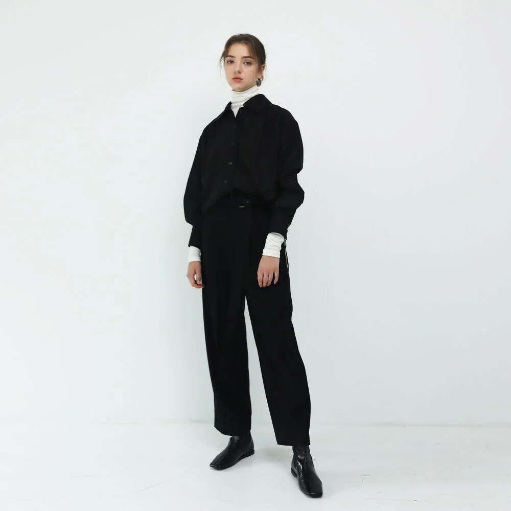 Pants Wide Strap Nocturnal Black