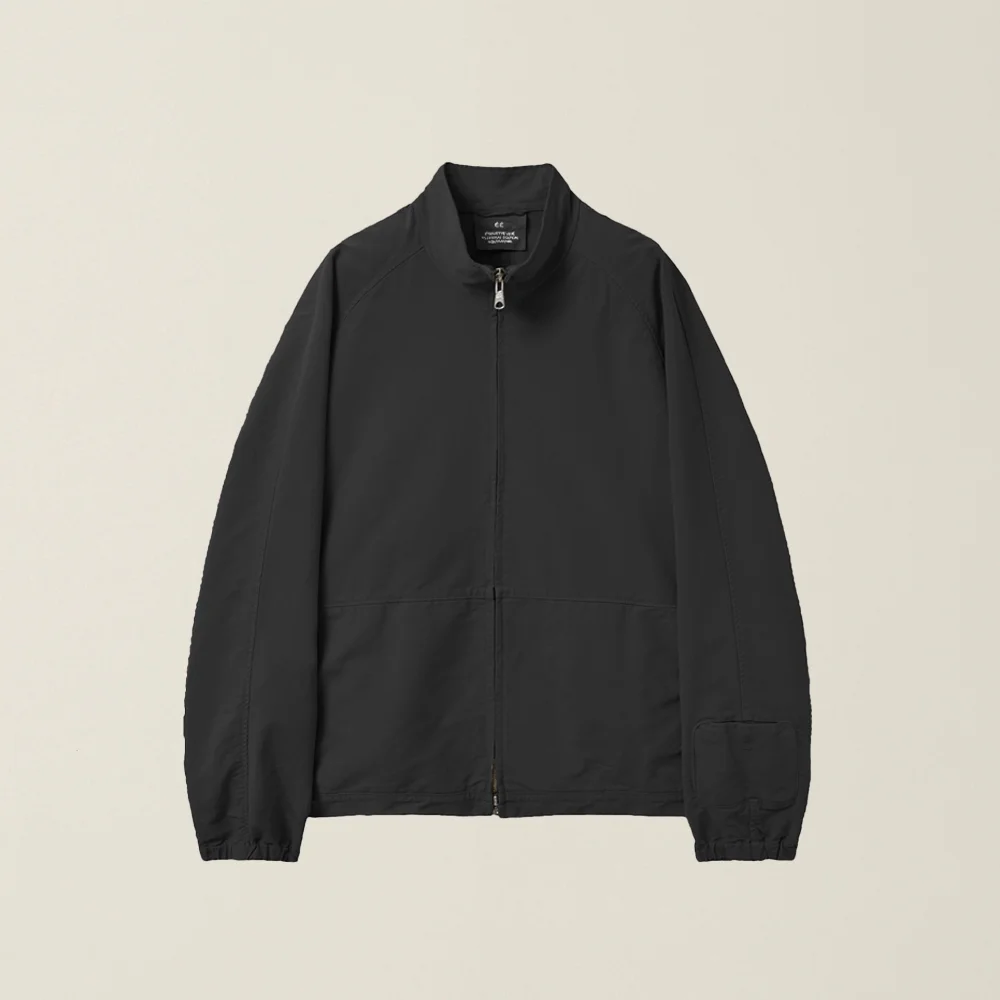 COTTON POCKET BLOUSON BLACK
