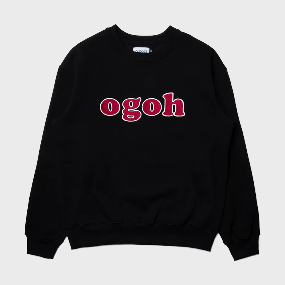 OGOH Signature Logo Sweatshirt Black