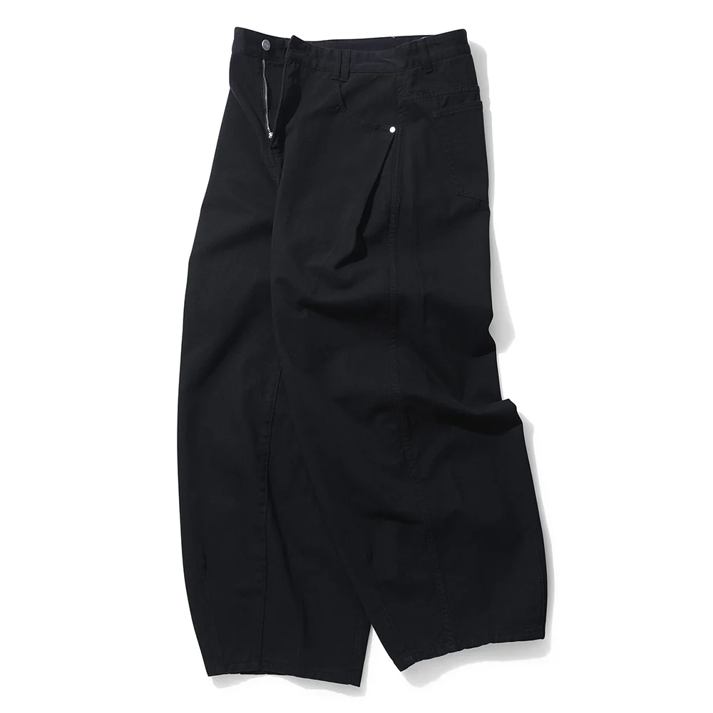 Barrel Wide Leg Pants DCPT071Black