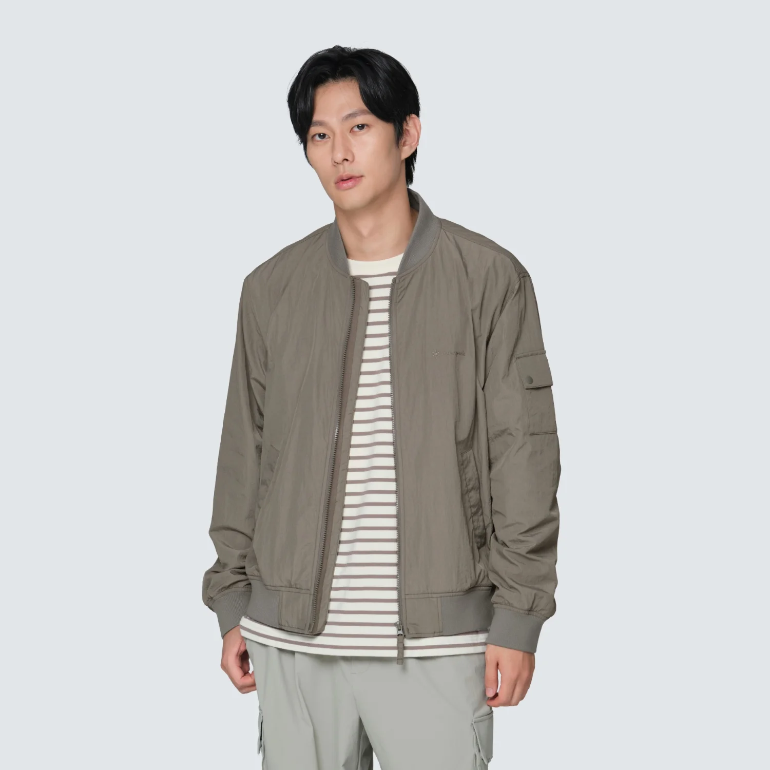 梭織 補丁 飛行員款 外套 Dark Khaki (S24FMTWB36)