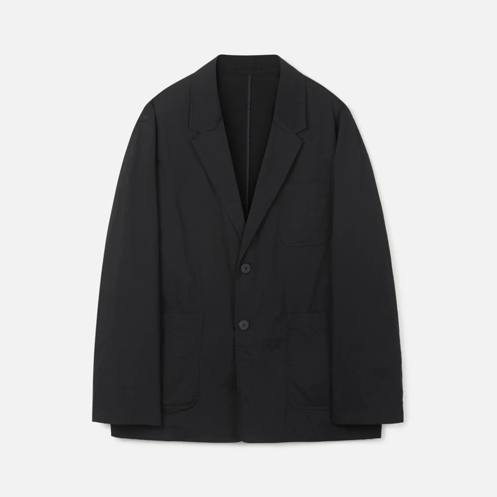 DYED WASHING SET-UP JACKET BLACK (247)