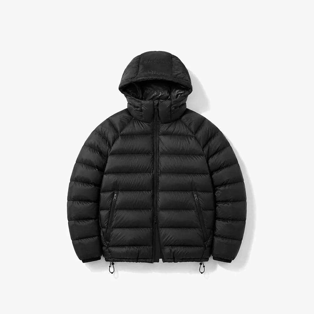 輕量 連帽衫 鴨絨 羽絨外套 外套 黑色 COOSJP051BLACK