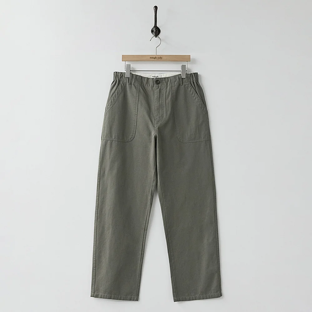 Elastic Fatigue Pants Mud