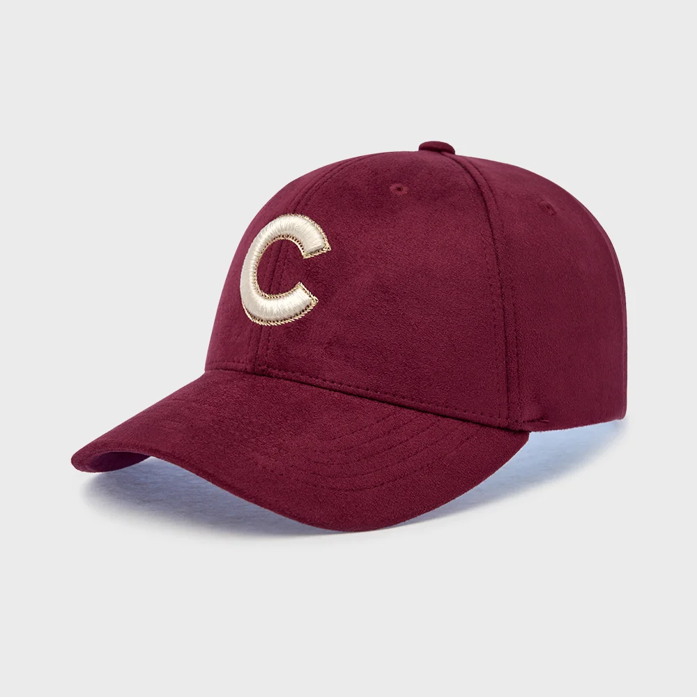 基本款 色 麂皮 Structure 棒球帽 CHC (L.Burgundy)