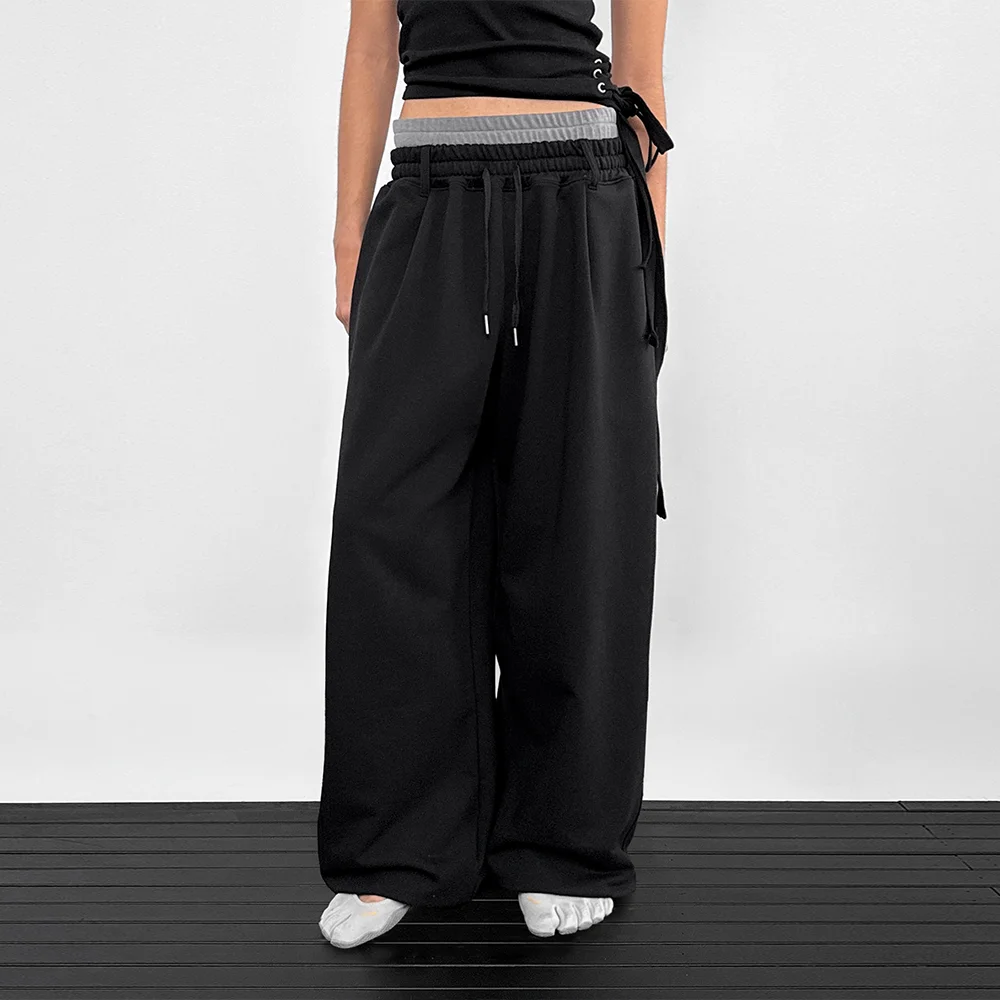 Double sweat Pants_Black