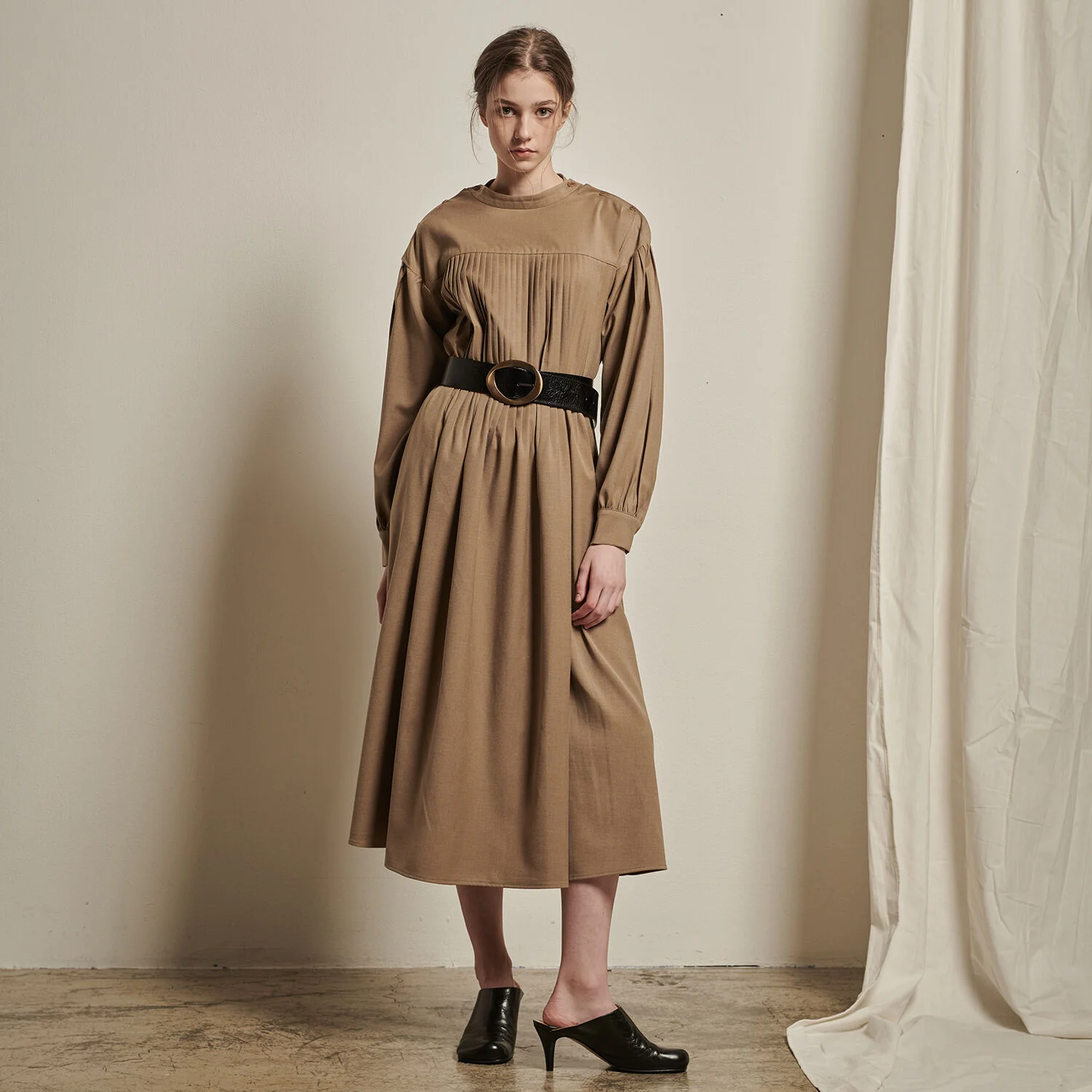 Heidi Dress _ Beige